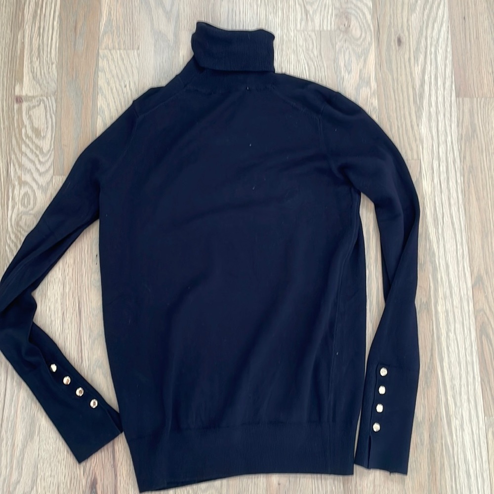 Navy turtle neck